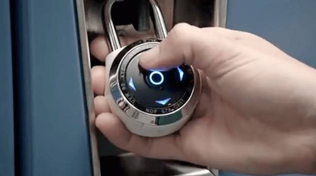 1600萬(wàn)種密碼組合，科技感十足的觸控密碼鎖