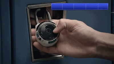 1600萬(wàn)種密碼組合，科技感十足的觸控密碼鎖